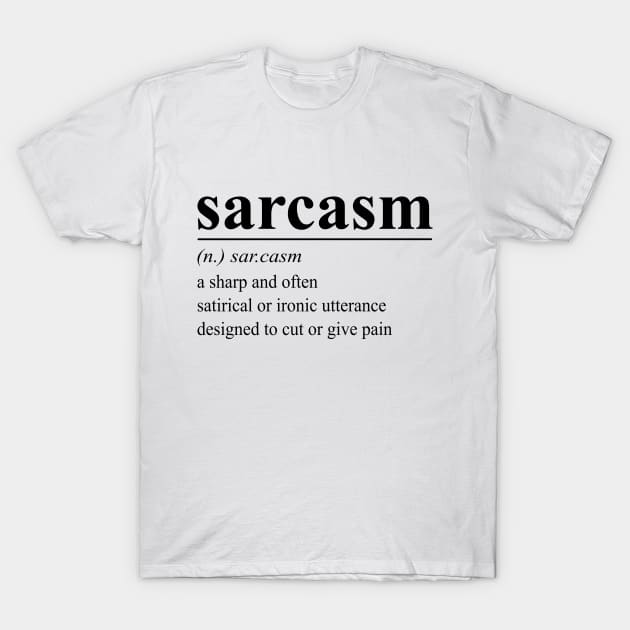 Sarcasm tee shirt cheap